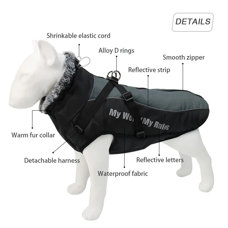 Waterproof Large Dog Coat