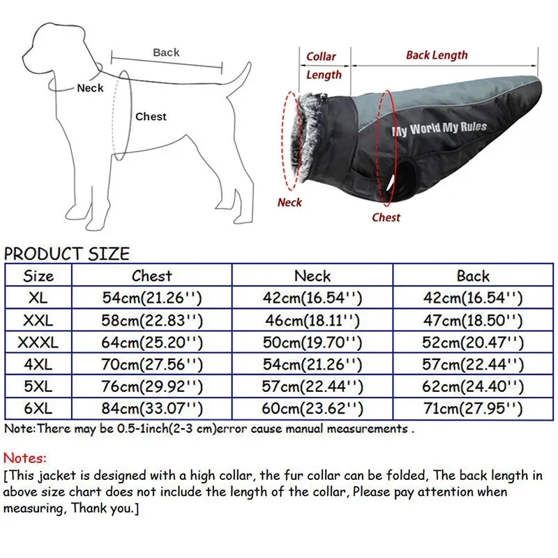 Waterproof Large Dog Coat